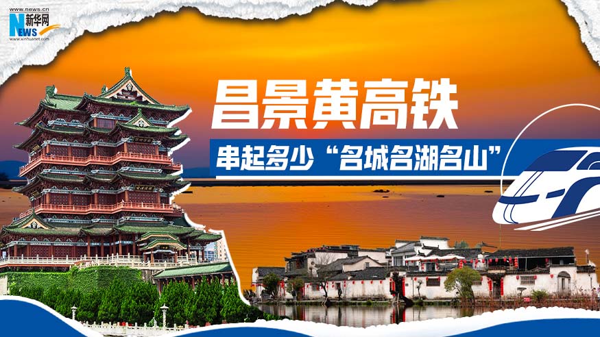 創(chuàng)意海報(bào)丨站站是美景 處處有美食！昌景黃高鐵串起多少“名城名湖名山”